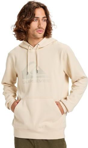 Quiksilver - Comp Logo - Hoodie - Regular Fit - Geborsteld - Kangoeroezak
