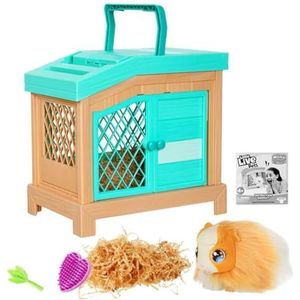 Famosa Little Live Pets Mama Surprise, interactief pluche dier met geluiden en bewegingen die baby's hebben, een speelgoedhuisdier, vanaf 5 jaar