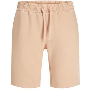 JACK & JONES Jpstarchie sweatshorts voor heren France Mid, Peach Parfait, L