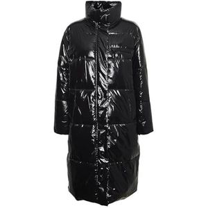 Bestseller A/S Dames VMSHINY Long Coat TS jas, zwart, L, zwart, L