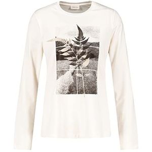 Gerry Weber Dames shirt met lange mouwen met foto print lange mouwen T-shirt 1/1 mouw lange mouwen frontprint, roze (powder), 44