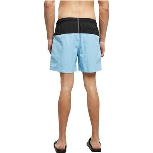 Urban Classics Zwembroek voor heren, blokzwemshorts, zwemshorts voor mannen, verkrijgbaar in meer dan 20 kleuren, maten XS - 5XL, Balticblue/Black, XXL