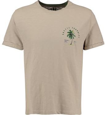 KEYLARGO - KLSAN Diego Round-Loos - T-shirt - Beige - Heren - 3XL