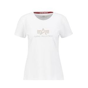 ALPHA INDUSTRIES - Crystal - T-shirt - Wit - Katoen