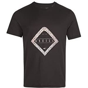 O'NEILL Tees Shortsleeve Diamond T-Shirt, 19010 Black out, Regular (2-pack) voor heren