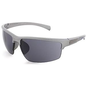 Basley Sportzonnebril voor heren, uniseks, 8187-A-36, grijs, normaal, grijs, One Size