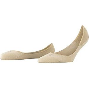 FALKE Onzichtbare instapsokken voor dames, katoen, zwart, wit, meer kleuren, dunne no-show, sokken, laag uitgesneden verborgen in schoen, ideaal voor de zomer, 1 paar, Beige (Crème 4019), 40.5-42 EU