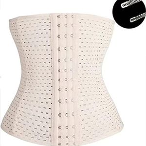 Taille Workout Afslanken Tummy Shapewear Wit-Fitness Waist Training Kleding voor Heren Dames-S