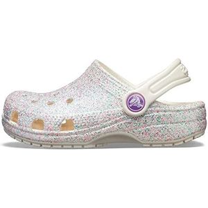 Crocs Classic Ombre Glitter Clog K Teenslippers, voor vrije tijd en sport, uniseks, voor kinderen, Grijs, 36/37 EU