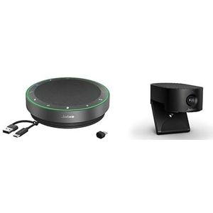Jabra Speak2 75 draadloze Bluetooth speakerphone- werkt met MS Teams + Jabra PanaCast 20 4K video conferencing camera met AI (pack)