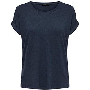 ONLY dames onlmoster S/S O-neck top Noos Jrs T-shirt, Blauw (Navy Blazer), L