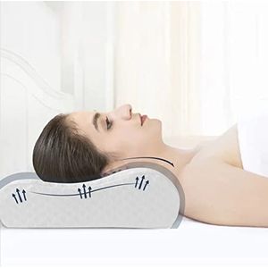 Good Nite Hoofdkussen van traagschuim, orthopedisch cervicaal kussen, ergonomisch zacht diep slaapkussen voor zijslapers en rugslapers