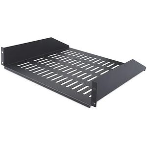 StarTech.com 2U Geventileerd Server Rack Schap, Diepte 41,5cm (16""), Cantilever Shelf, Max 20kg, Incl Kooimoeren/Schroeven
