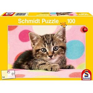 Schmidt - SCH-56249 - Cute Kitten, 100 stukjes Puzzel - vanaf 6 jaar - dieren puzzel