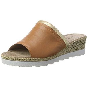 Jana dames 27200 slippers, bruin cognac 305, 36 EU Breed