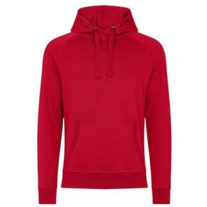 HRM Unisex Premium Raglan Hoodie, Rood, Maat 6XL I Fair Trade Hoodie Vrouwen & Mannen, 320 g/m² I Gemaakt van 70% Katoen & 30% Gerecycled Polyester