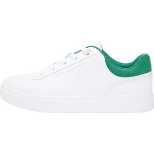 TOMMY HILFIGER - Sneakers - Wit - Profielzolen - Snoersluiting