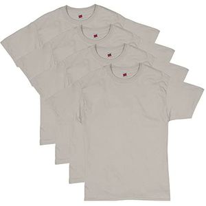 Hanes Heren Shirt, Zand 4-pack, XL