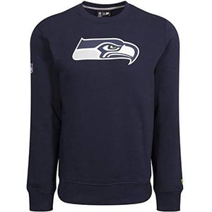 adidas Heren NFL Team Logo Seattle Seahawks Sweatshirt, donkerblauw, S