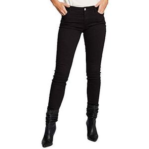 Morgan Skinny broek met lage taille, Zwart, 40