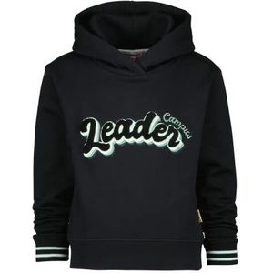 Vingino Girl's NAMINA Hooded Sweatshirt, Deep Black, 152
