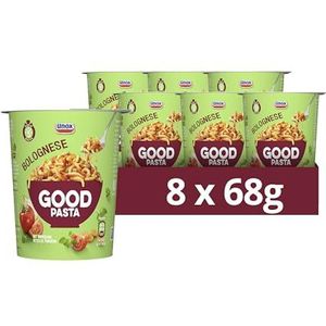 Unox Bolognese Good Pasta, een heerlijk tussendoortje - 8 x 68 g - Voordeelverpakking