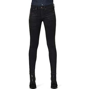 G-star 3301 - Mid Waist Skinny - Spijkerbroek - Zwart