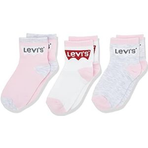 Levi's Batwing Mid Cut Ul0078 Casual sokken voor jongens, 3 stuks, Fairy Tale, 2 jaar