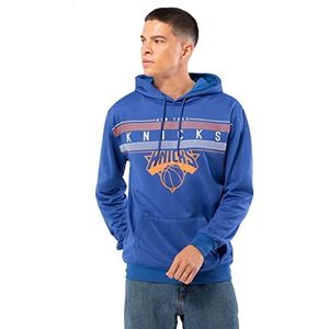 NBA heren fleece hoodie pullover sweatshirt poly midtown, heren, midtown hoodie