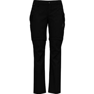 ODLO 527801 Wedgemount afritsbroek voor dames, waterafstotende outdoorbroek met afneembare broekspijpen, elastisch materiaal