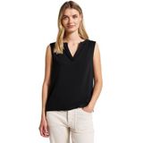 Street One - Tricot Top - Zwart - Dames