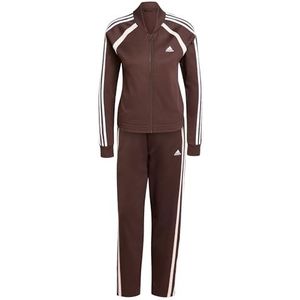 adidas Dames TEAMSPORT TRACKSUIT, Shadow Brown/White, XXS