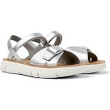 Sandalen - Effen - Leer - Verstelbare Riemen - Platte Hak