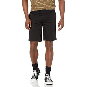 Armani Exchange Men's Solid Stretch Twill Casual Shorts, Black, 46, zwart, S