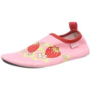 Playshoes Unisex kinderen badslippers aqua schoenen aardbei, roze, 18/19 EU