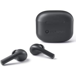 Motorola MOTO Buds 065 Hoofdtelefoon Draadloze Bluetooth - Draadloze Hoofdtelefoon met Bluetooth 5.3 - Waterbestendige In-ear Oortelefoon - 15 m Draadloos Bereik - Oordopjes 17 uur - Zwart