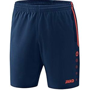 JAKO Heren Competition 2.0 Shorts, meerkleurig (navy/flame), S
