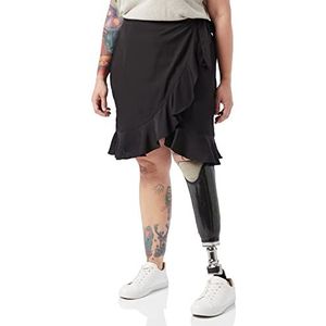 VERO MODA Henna Wrap Short Rok, zwart, XS