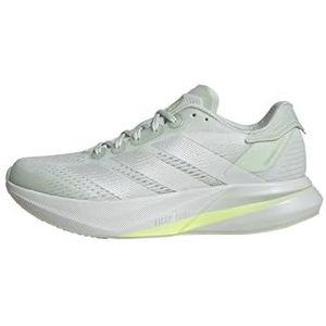 adidas Dames DURAMO SPEED 2 Running Shoes, crystal jade/zero met./hi-res yellow, 45 1/3 EU