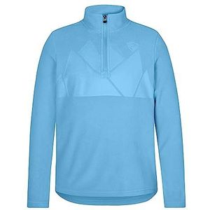 Ziener Jonki Skipullover voor kinderen, skirolli, functioneel shirt, ademend, fleece, warm, morning blue, 164