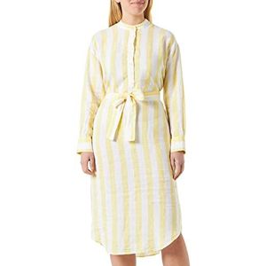 Seidensticker Dames Regular Fit blousejurk lange mouwen, geel, 48, geel, 48
