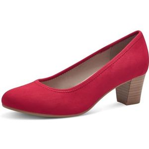 Jana - Blokhak Pumps - Rood - Veganistisch - Brede Pasvorm