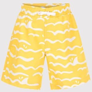 Petit Bateau Zwemshorts voor jongens, Geel/Wit, 4 Jaren