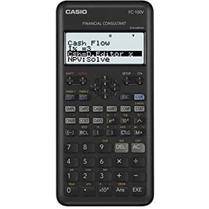 Casio FC-100V-2, Financiële rekenmachine Tweede editie, FC-100V-2-W-ET