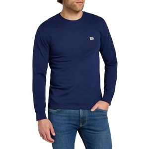 Lee Ls Patch Logo T-shirt voor heren, True Navy, XXL