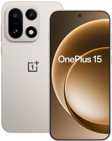 OnePlus 15 smartphone met tri-chip AI, Snapdragon 8Elite Gen5, 6,78"" 165Hz display, 7300mAh batterij en drievoudige 50MP camera, 16GB RAM+512GB ROM, Sand storm – 3 jaar verlengde garantie