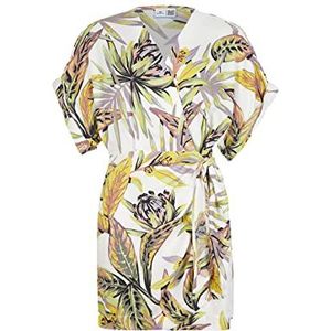 O'NEILL Oliana Wrap Dress vrijetijdsjurk, 31022 White Tropical Flower, regular voor dames, 31022 White Tropical Flower, M-L