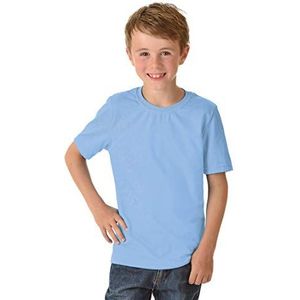 Trigema T-shirt voor jongens, blauw (Horizont 042), 140 cm