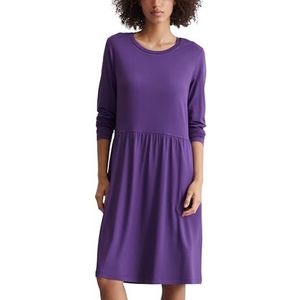 Marc O'Polo Denim jerseyjurk voor dames met stretchaandeel lange mouwen, Active Purple, M