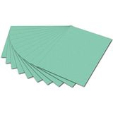 folia 6125 - Fotokarton Mint, 50 x 70 cm, 300 g/m², 10 vellen - voor het knutselen en creatief vormgeven van kaarten, raamfoto's en voor scrapbooking